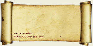 Isidora Avakumović vizit kartica